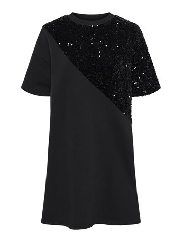 PIECES NANCY SWEAT KJOLE SORT- 17153391